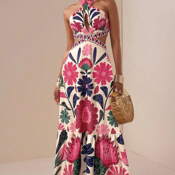 Dresses & Skirts - Hot Pink Boho Women's Dress